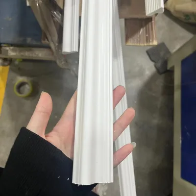 White Polystyrene Baseboard PS Skirting Moulding Instead of Pu