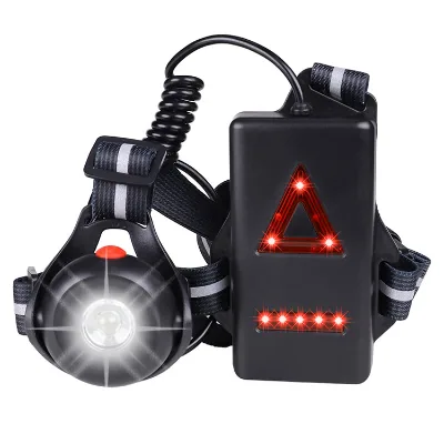 300 Lumens Waterproof USB Rechargeable 3 Mode XML T6 Night Jogging Run Light Led Chest Back Safety Warning Light