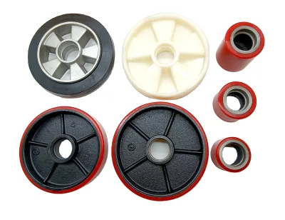 Factory Price Durable Polyurethane PU Drive Wheel Support Castor Load Roller Electric Forklift /Pallet Truck/Lift