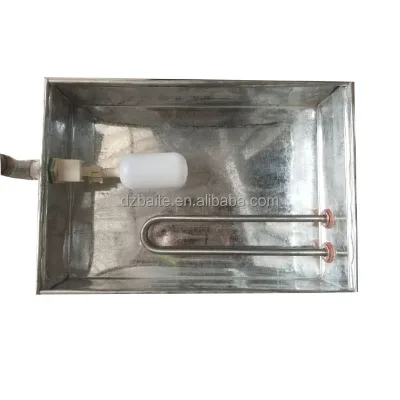 Galvanzied Steel Water Basin for Egg Incubator Three Holes Water tank for Different Size Hatching Machine Incubator Spare Parts