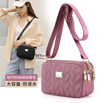 Small Backpack New Large Capacity Korean Style Solid Color Ladies Fashion Trend Side Sling Shoulder Crossbody Messenger Bag