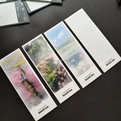 Fragrance Smelling Testing Good Absorbent Spraying Visible Customized Logo Design Perfume Tester Paper