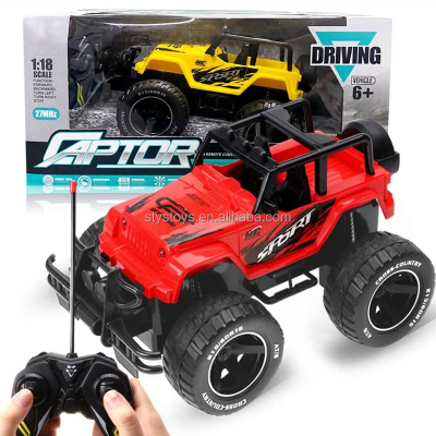 Off-Road Adventure RC Vehicle 1:18 Scale Electric Truck RC Pickup Trucks Model Toy for Beginners
