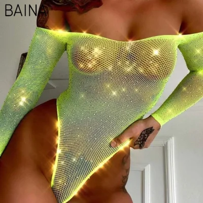2025 New Bodystockings Underwear Babydoll Bodysuit Sexy Lingerie for Women