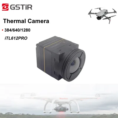 9.1mm iTL612pro FPV Thermal 640x512 CVBS 17.3X17.3mm Minisize thermal camera for FPV Drone application with sharp fluent images