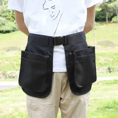 Outdoor multi-function multi-pocket waist bag, sports fashion belt, apron waist belt hanging waist storage bag