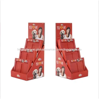 PDQ display, corrugated box for promotional products, flat shipping printed corruagated flute box, cardboard box