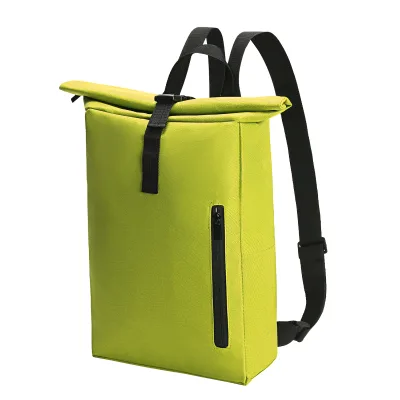 Custom Women Men Outdoor Waterproof Recycled Sport Roll Top Backpack