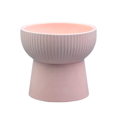 Ceramic Raised Cat Bowls Elevated Food or Water Bowls That Are Pressure-free and Anti-reflux