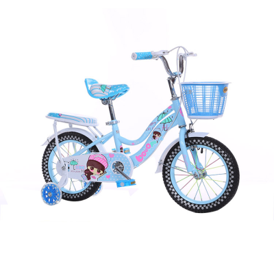 2020 Most Popular 14 Kids Bike/steel Frame Training Wheels Baby Girl Four Wheel Cycle/new Model Cheap Price Baby Walking Cycle