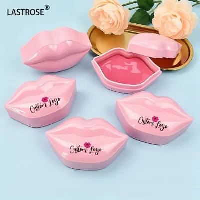 Private Label Custom Deep Moisturizing Lips Mask Set with Hyaluronic Acid for Sensitive Skin and Dry Lips