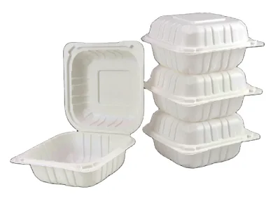 6 9 8 Inch American PP Microwave Disposable Takeaway Lunch Bento Box Black White Food Bento Box