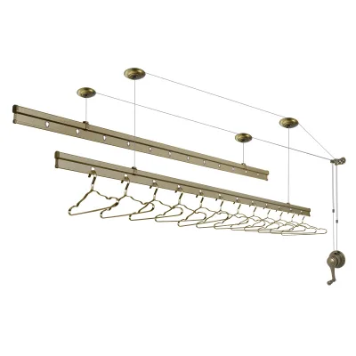 Balcony Manual Swing Cloth Line Cloths Drying Racks Clothes