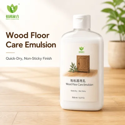 Wood Floor Care Emulsion Hardwood Floor Polish Conditioner Carnauba Wax Satin Finish OEM Private Label