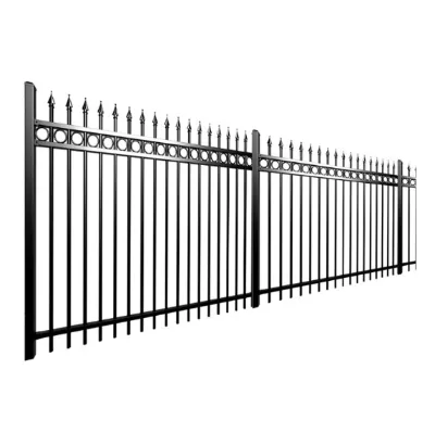 Heavy Duty Steel Fence Steel Horse Fence Steel Tubular Fence