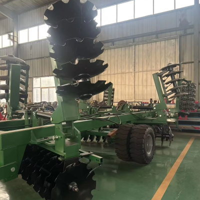 Heavy Harrow with Smart Depth Control - Dual-Function Loosening/Fertilizing, Organic Farms/Small Holdings Use
