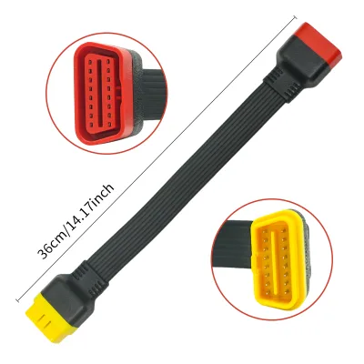Full-Pin Flat Diagnostic Extension Cord for X431 Car Diagnostic Interface Efficient Car Diagnostic Tool
