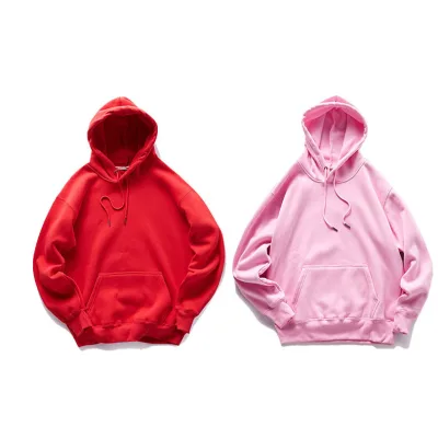 Wholesale Custom 100%cotton Over 380gsm Soft Flccece Fabric Customized Your logo Print Embroidery Man's Hoodie