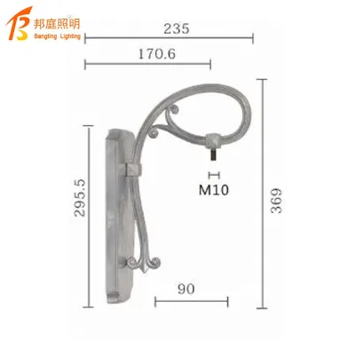 Outdoor Europeanism Led Wall Lamp for Hotel Restaurant Living Room Office with Aluminum