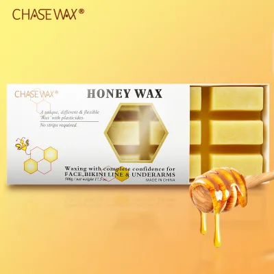 Chase Wax Creamy 500g Hard Wax Depilatory Honey Hot Wax Block for Dry Skin
