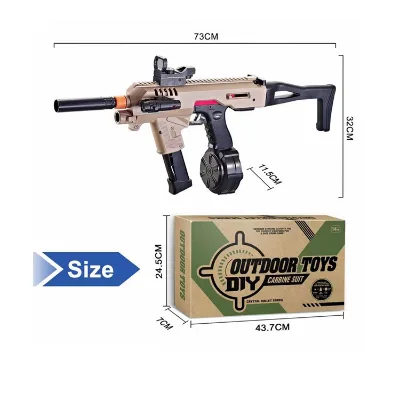 Hot DIY Set  Soft-shot Model Bullet Toy Gun Boy Outdoor Battle Hydrogel Bullet Gun