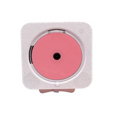 Multi-functional CD Player Portable Album Music Player Wall-Mounted Home for Dual Audio Retro Speaker Display 10W Remote Control