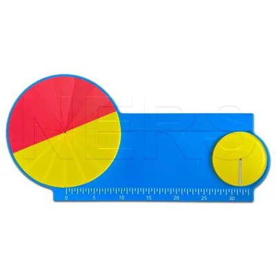 NERS Mathematical School Equipment 5mm Thickn Plastic Circle Area Demonstrator