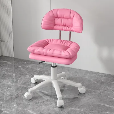 Hairdressing Funiture Adjustable Barber Rolling Stool Beauty Chair for Hair Cut