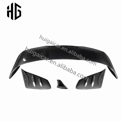 Conversion car bumpers rear wing body kit VRS style car spoilers for Nissan gtr r35 upgrade VRS trunk tail wing automotive parts