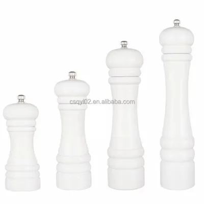 2 in 1 Black Pepper Salt and Pepper Mill Grinder Adjustable Ceramic Grinding Core Herb & Spice Tool