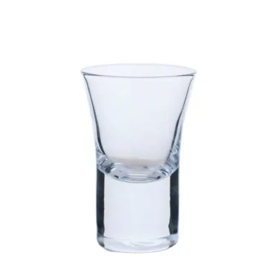 Heavy Base Crystal Shot Glass Custom Tulip Shaped Modern Shot Glass Handmade Testing Shot Glasses