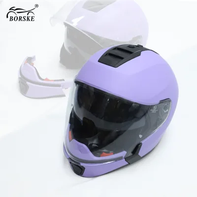 OEM Universal ABS Removable Chin Guard Design Dual Visor Front Rear Ventilation Full Face 3/4 Half Face Motorcycle Helmets