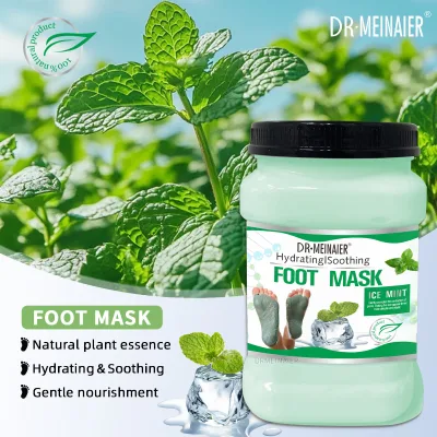 Natural Plant Essence Ice Mint Foot Hydrating Soothing Skin Cream Aloe Gentle Nourishment Exfoliating Scrub for Chicken Skin