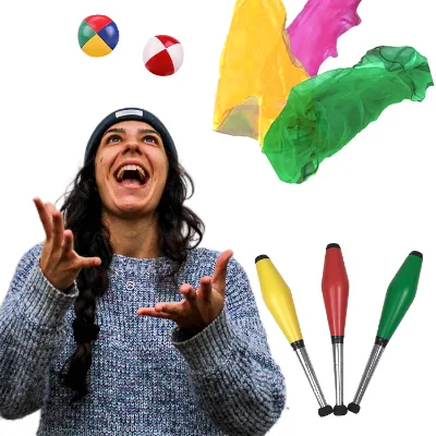 High Quality Easy to Use Contact Juggling Ball Beginner Juggling Set for Children Sports Safety Certified Unisex
