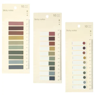 Sturdy Sticky Index Tabs with Strong Adhesive for Securely Holding in Place on All Types of Paper