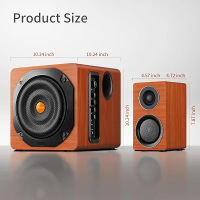 Computer Gaming Surround Sound Speaker System Full Audio Experience PC Desktop Users USB AUX Communication for 30-50W