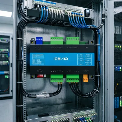 Sunfull Universal Data Acquisition Module, 16-Channel Programmable I/O, Modbus RTU to RS485,for Machine Retrofit and IoT Gateway