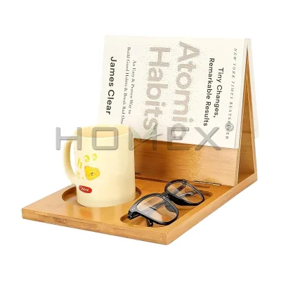 Factory Wholesale Bamboo Stand Foldable Book Holder for Reading Music Adjustable Reading Book