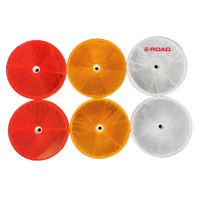 Plastic Round Reflector With Hole Reflector