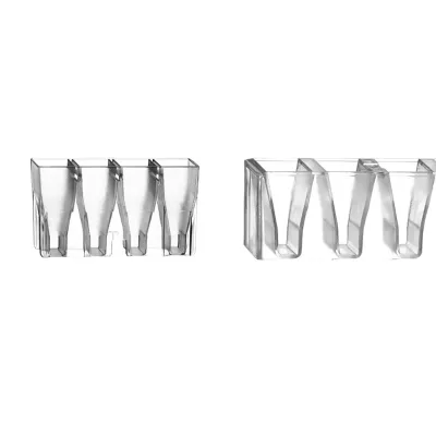Sterile Cuvette Pour Coagulometre Clear Specimen Sampling Cups Plastic Cuvette for American Pacific 4 Holes Coagulometer