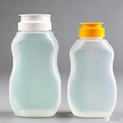 Food Grade 280ml 425ml Easy Squeeze PP Bottle Durable Dispenser with Flip Cap for Mustard Ketchup and Sesame Paste Containers