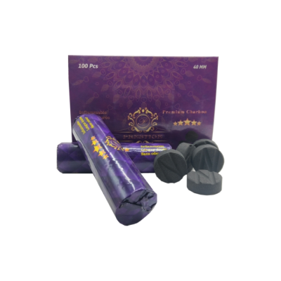40mm Disposable Coal Fruit Wood Powder Incense Charcoal Hookah Charcoal