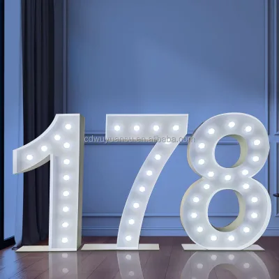 12 Inch LED Neon Marquee Letter Lights Big Illuminated Sign