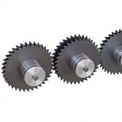 Multi-blade Saw Feed System Pressure-Wheel Ratchet-Wheel Mechanism Robust Steel Construction Powerful Material Conveyance Made