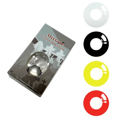 Private Label OEM Customize Paper Packaging Wholesale Meetone Halloween Crazy Cosplay Color Contact Lens Box