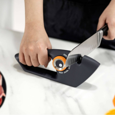 Hot Selling Knife Tool Sharpeners Shark Shape 5-Slot Kitchen Rolling Knives Sharpener Grinder Grinder Outdoor Knife Sharpener