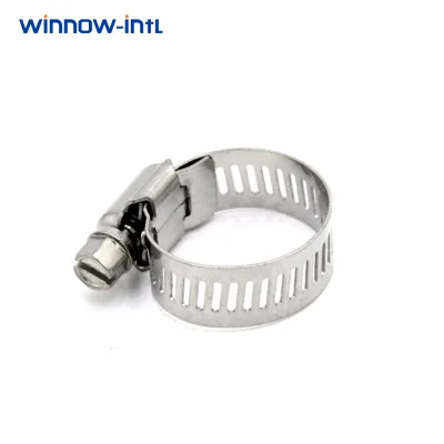 Stainless Steel American Hose Clamp Worm Gear Drive Screw Clamps for Radiator Hose and Water Pipe