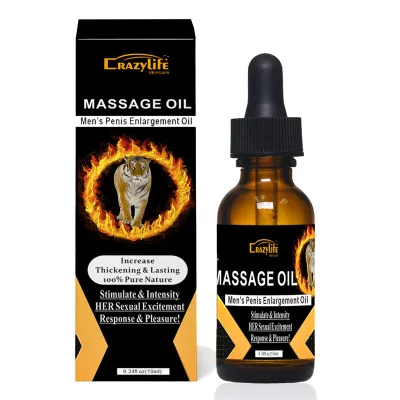 Strong Lasting 10ML Private Massage Oil for Men Enhanced Romantic Experience for Couples Skin Care Product for Men and Women