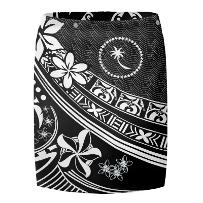 Custom Lavalava Polynesian Tribal Tattoo Chuuk Flag Printed Lungi Print on Demand Wholesale Sexy Lungi Sarong Pareo Hawaiian