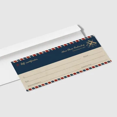 Custom Printed Small Size Wallet Envelopes for Gift Card Packaging Invitation or Brand Promotion